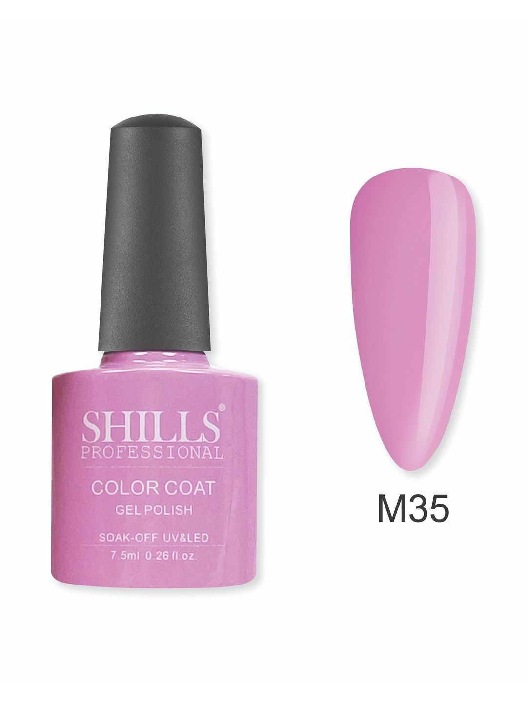 shills professional Color Coat Gel Nail Polish - 7.5 ml - Shade - M35-picture-15