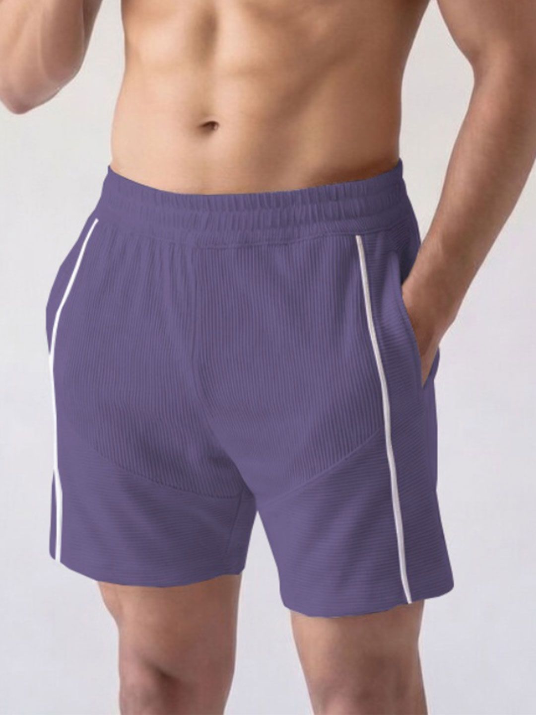 GENZILOOKS Men High-Rise Sports Shorts-image-35