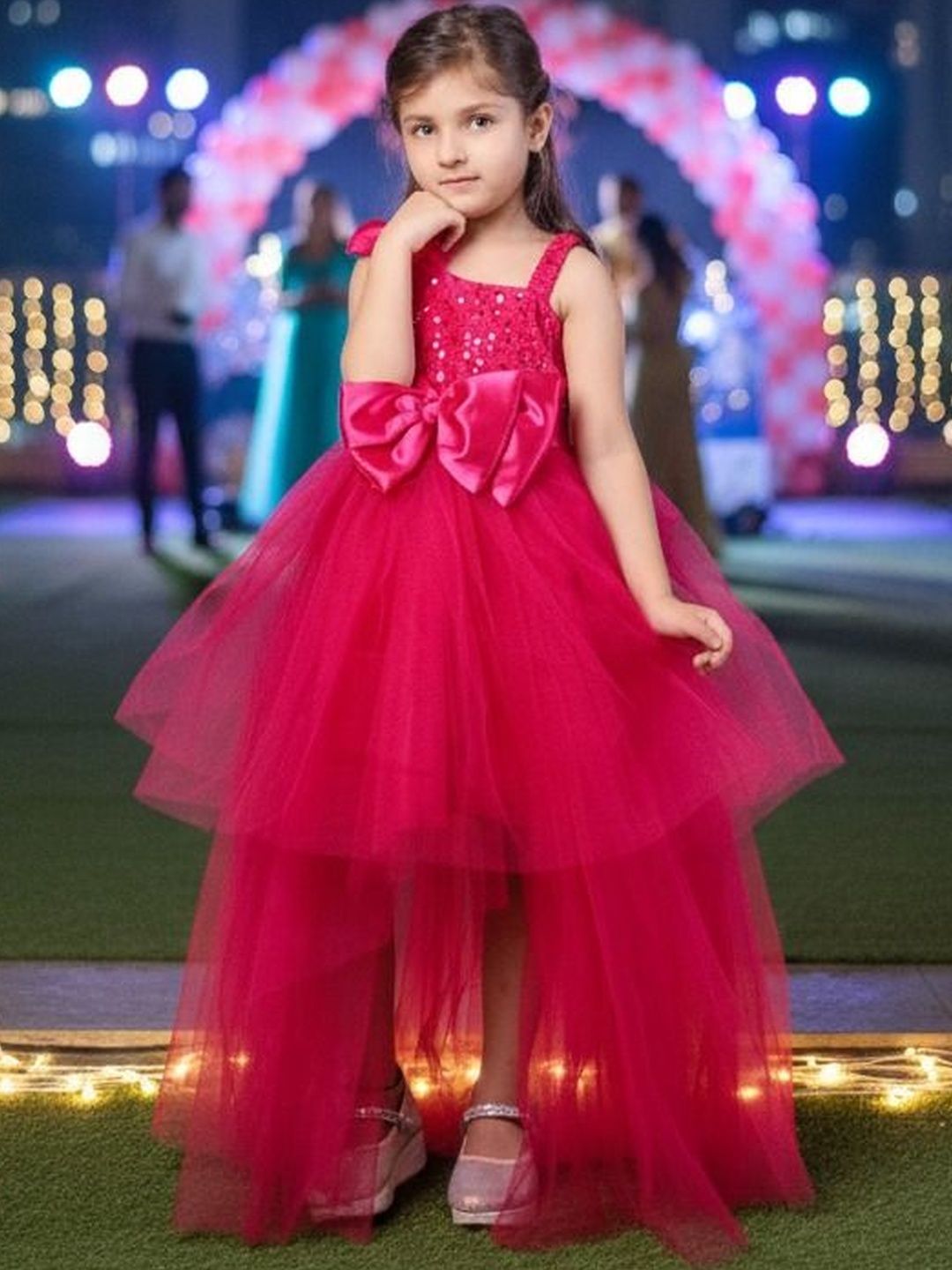 Huggle Boo Satin Dress-image-33