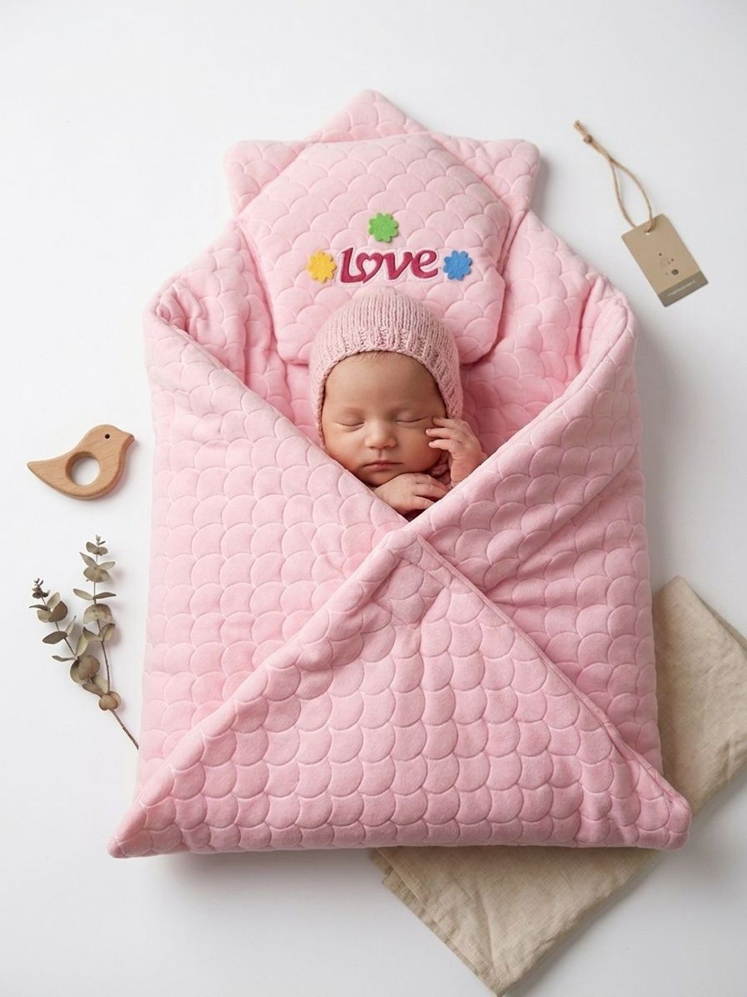 SIDLY PIDLY Pink & Pink AC Room 210 GSM Blanket-picture-38