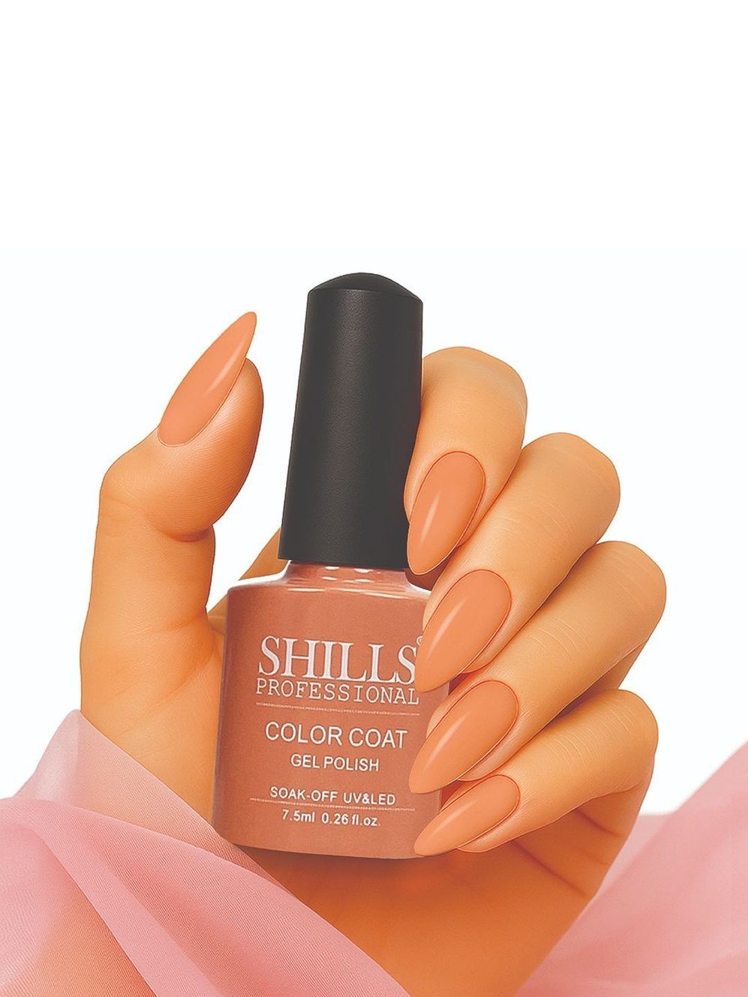 shills professional Color Coat Gel Nail Polish - 7.5 ml - Shade - M66-picture-20