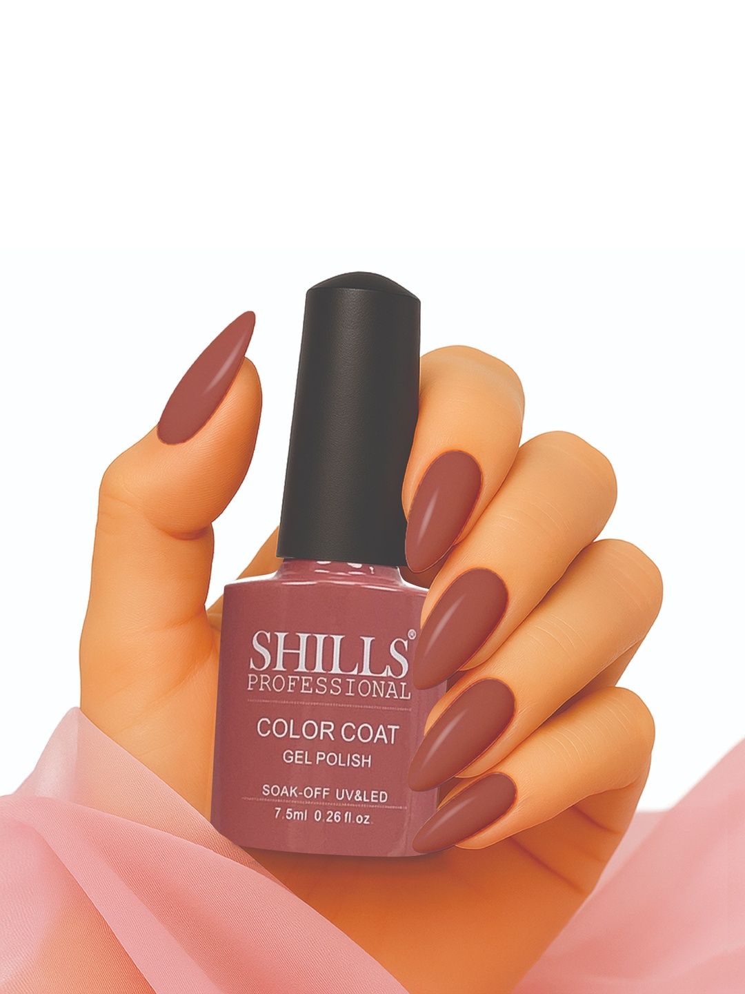 shills professional Color Coat Gel Nail Polish - 7.5 ml - Shade - M55-image-44