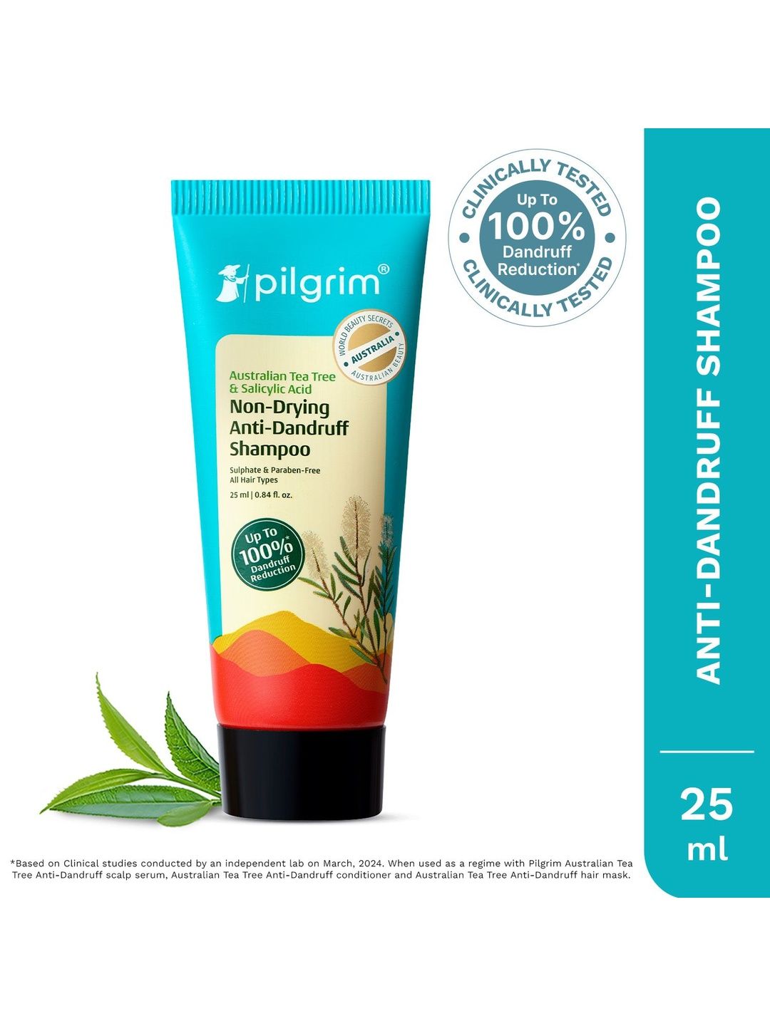 Pilgrim Australian Tea Tree Non-Drying Anti-Dandruff Shampoo - 25 ml-image-21