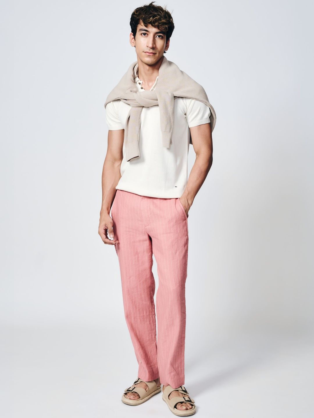 House of Namah Men Polo Collar T-shirt-image-14