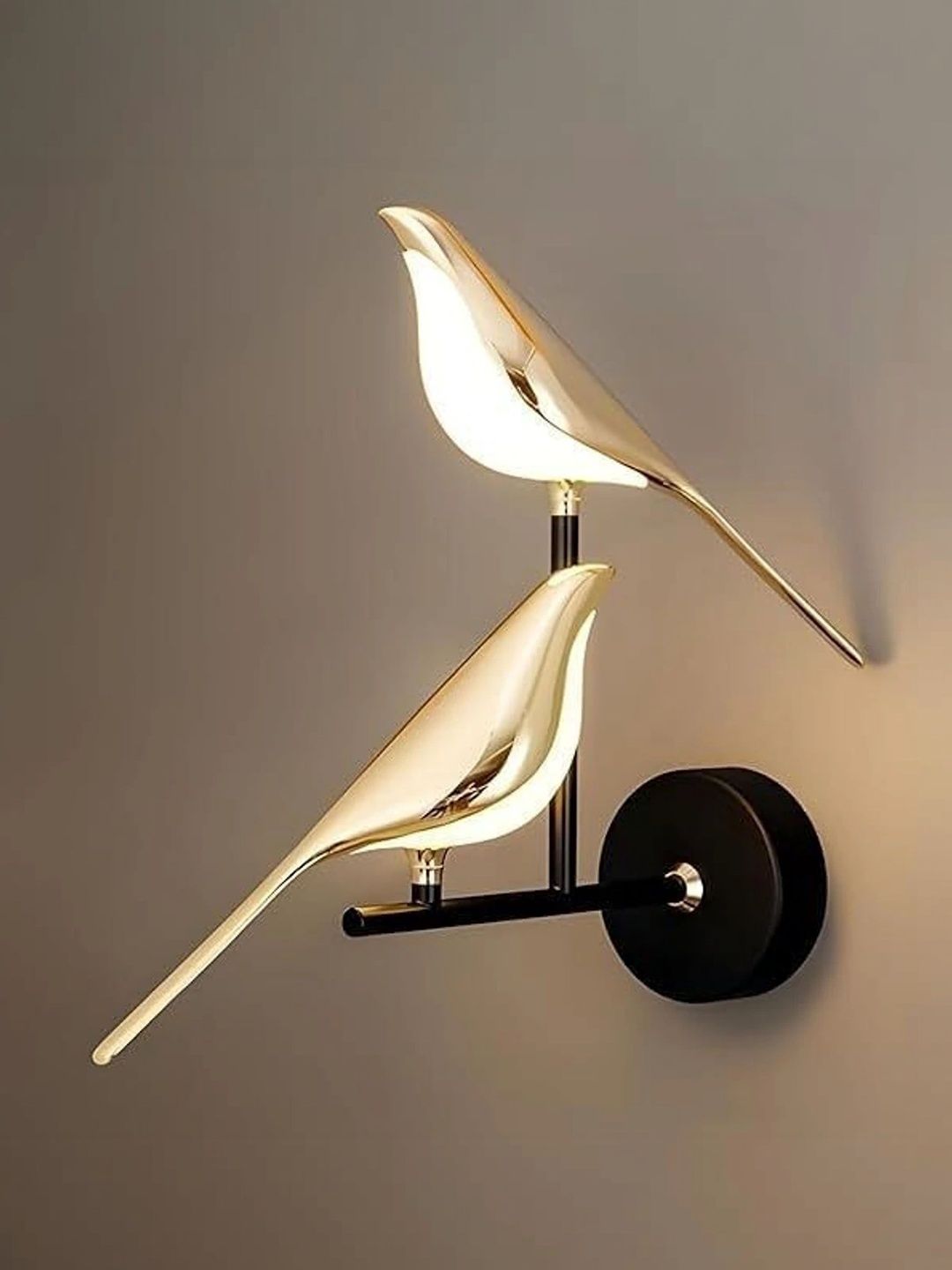 BD LIGHT Gold-Toned & Gold-Toned Acrylic Contemporary Abstract Shaped Shaped Wall Lamp-picture-10
