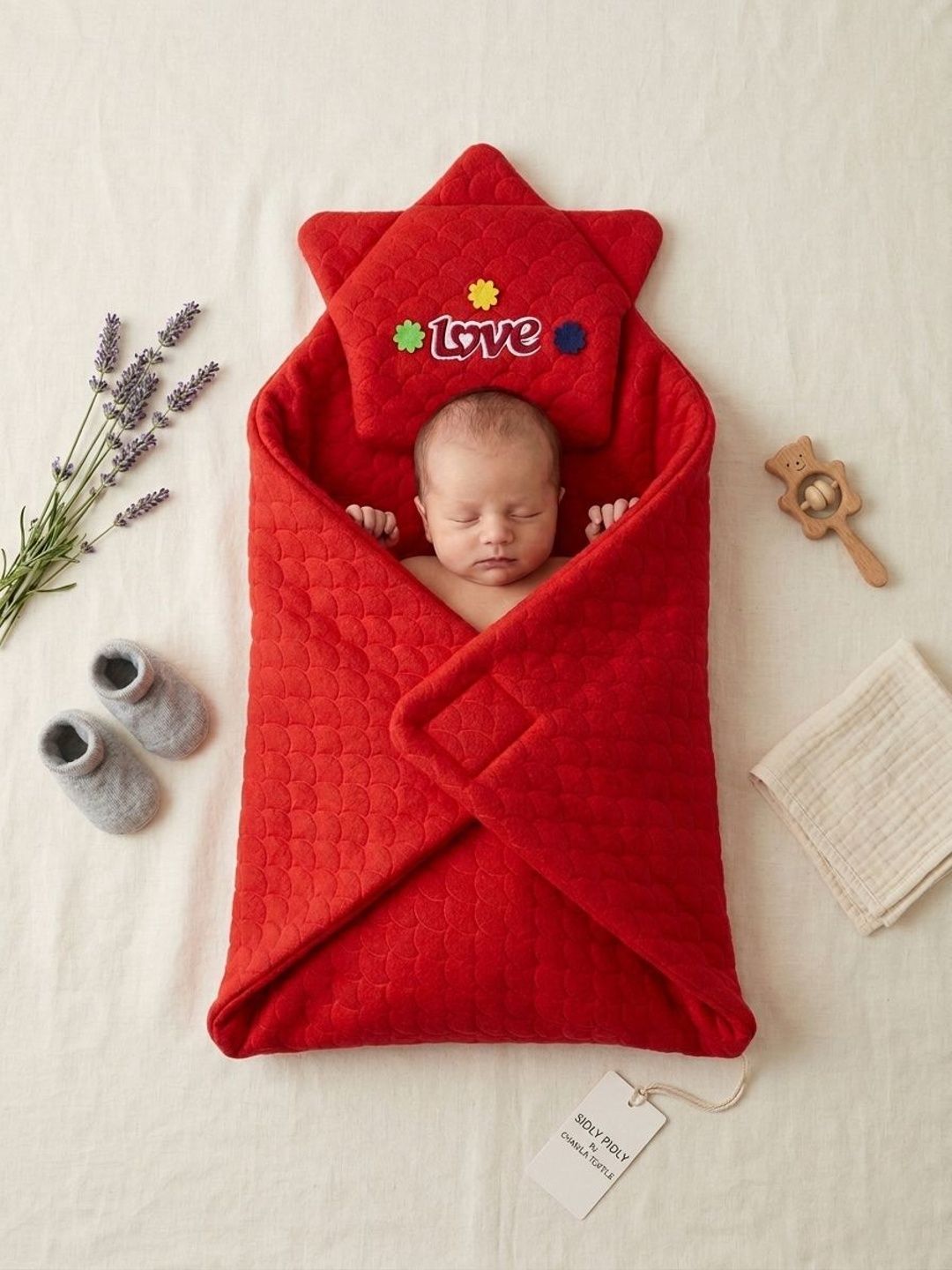 SIDLY PIDLY Red & Red AC Room 210 GSM Blanket-picture-31