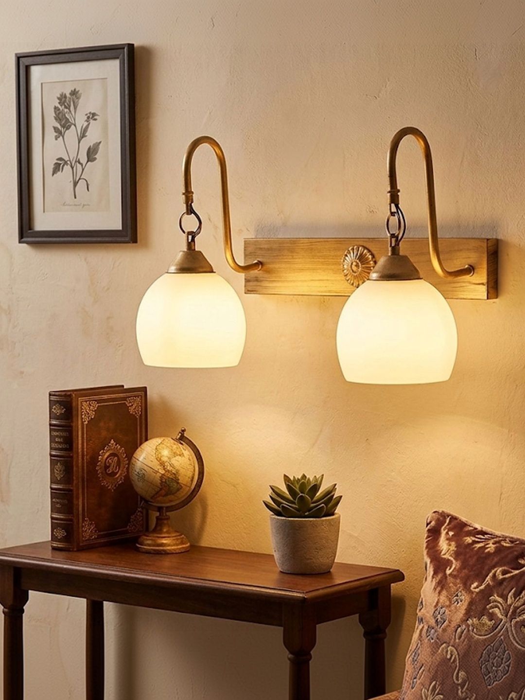 BD LIGHT Gold-Toned & Gold-Toned Textured Metal Wall Lamp-picture-33