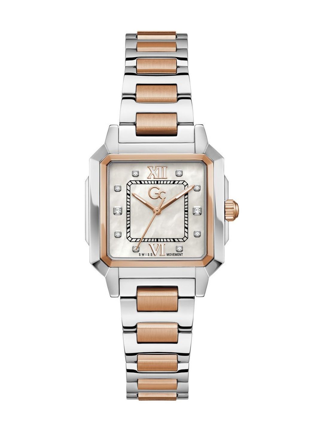 GC Women Mother of Pearl Dial & Stainless Steel Bracelet Style Straps Analogue Watch Z72001L1-picture-22