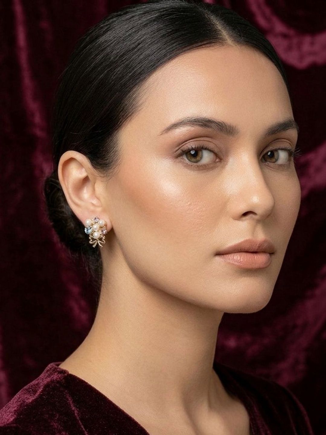 SZN Floral Studs Earrings-picture-49