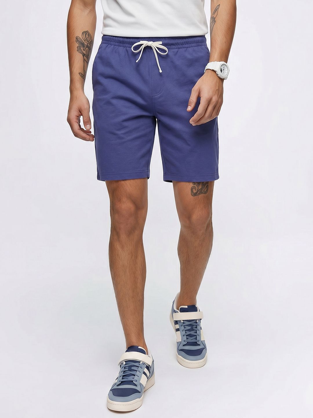 Kook N Keech Men Pure Cotton Casual Shorts-picture-17