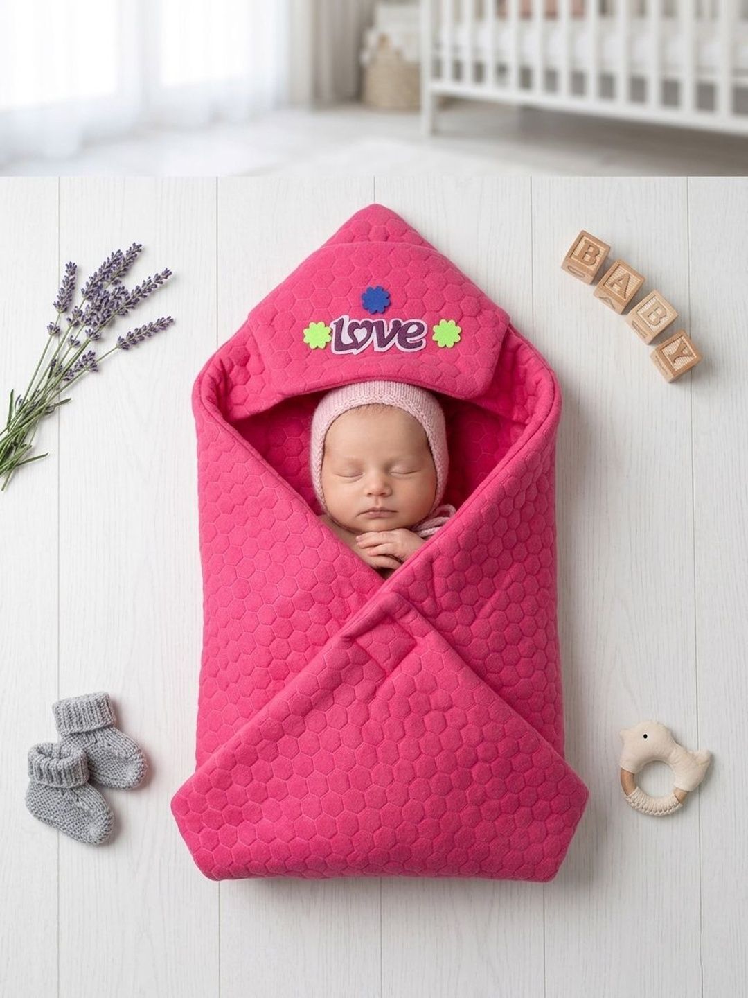 SIDLY PIDLY Magenta & Pink AC Room 210 GSM Blanket-picture-45
