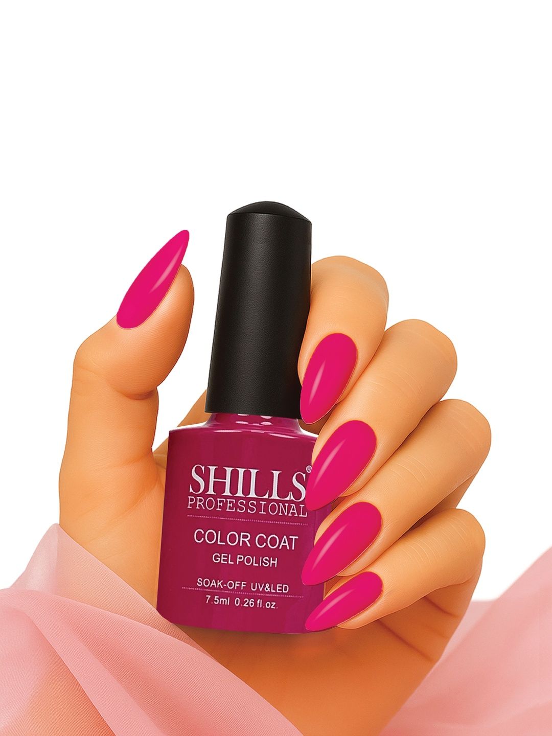 shills professional Color Coat Gel Nail Polish - 7.5 ml - Shade - M98-picture-17