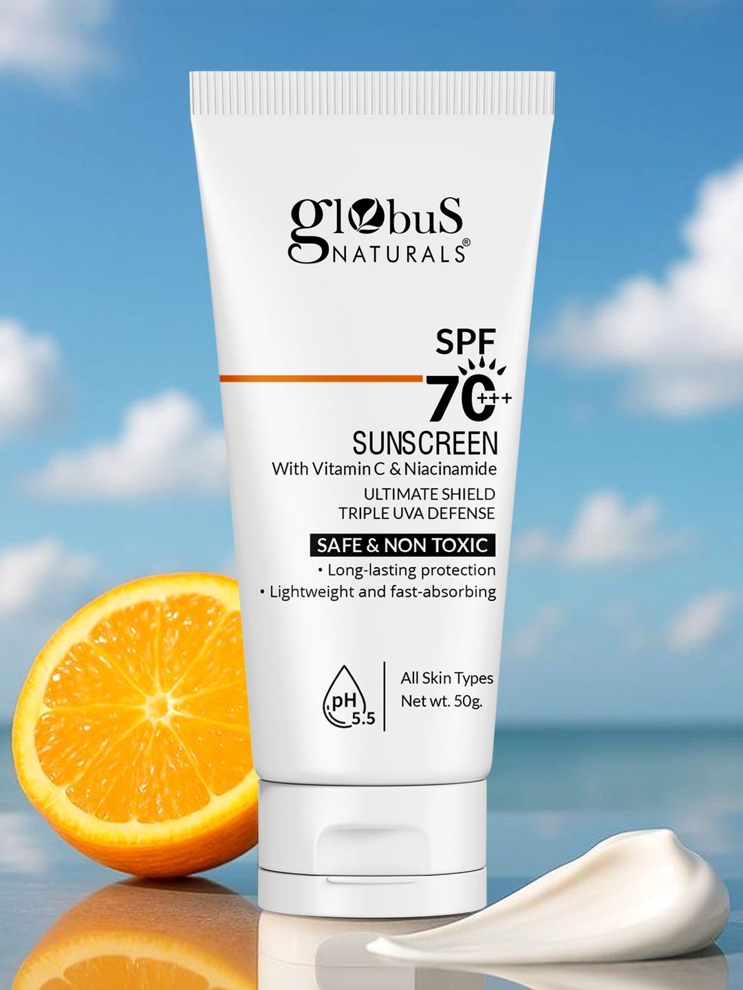 Globus naturals SPF 70+++ Sunscreen With Vitamin C & Niacinamide - 50 g-picture-12