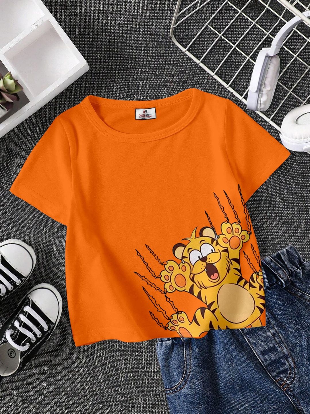 FIONAA TRENDZ Kids Printed T-shirt-image-38