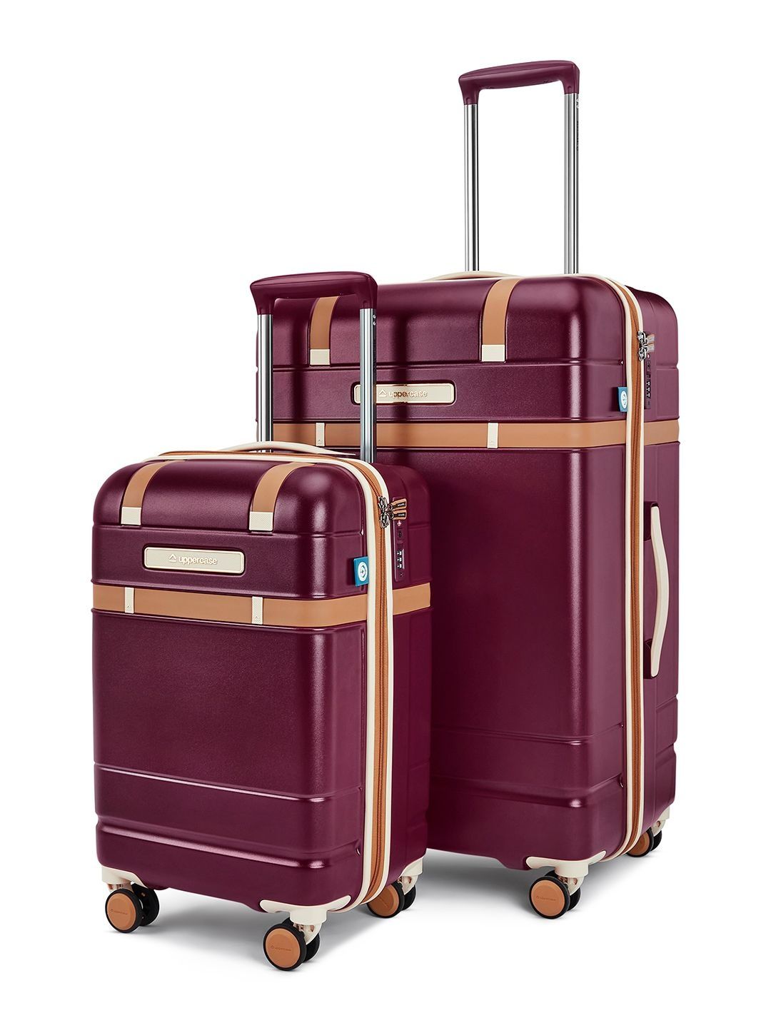 uppercase Chester Set Of 3 Hard-Sided Trolley Bag-picture-49