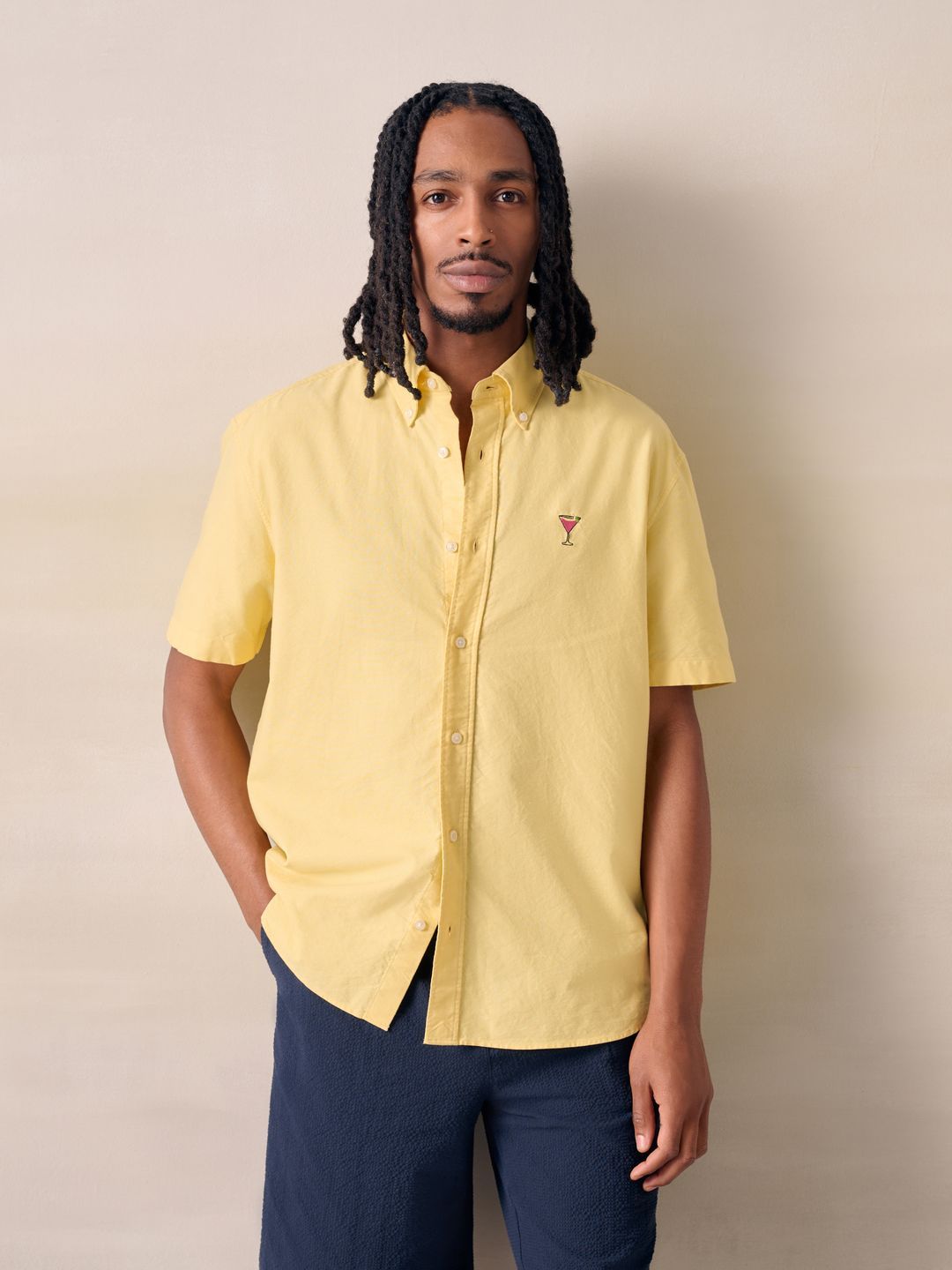 Price History - NEXT Men Yellow Short Sleeve Pure Cotton Casual