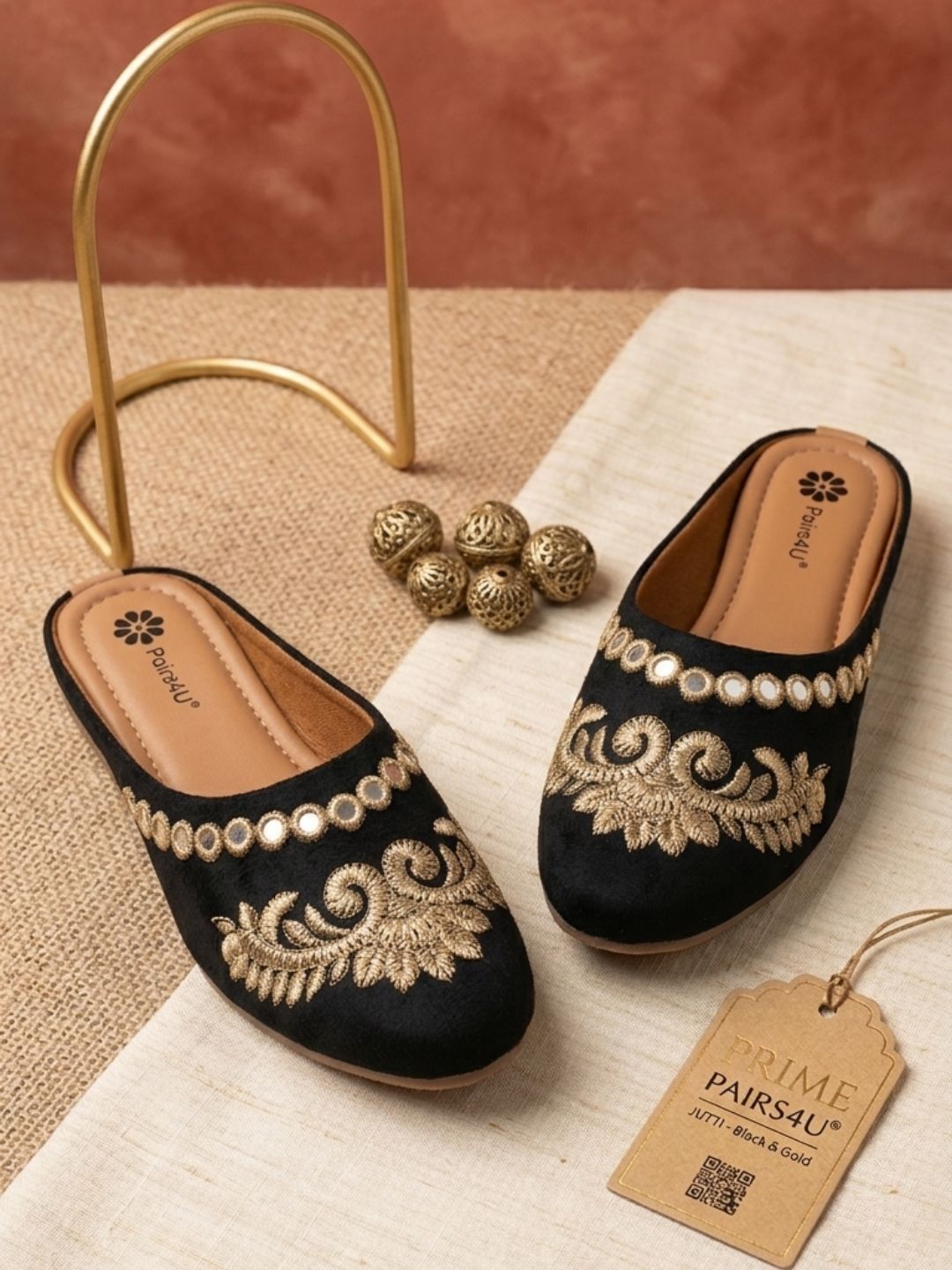 Anouk Women Embellished Party Mules Flats-picture-26