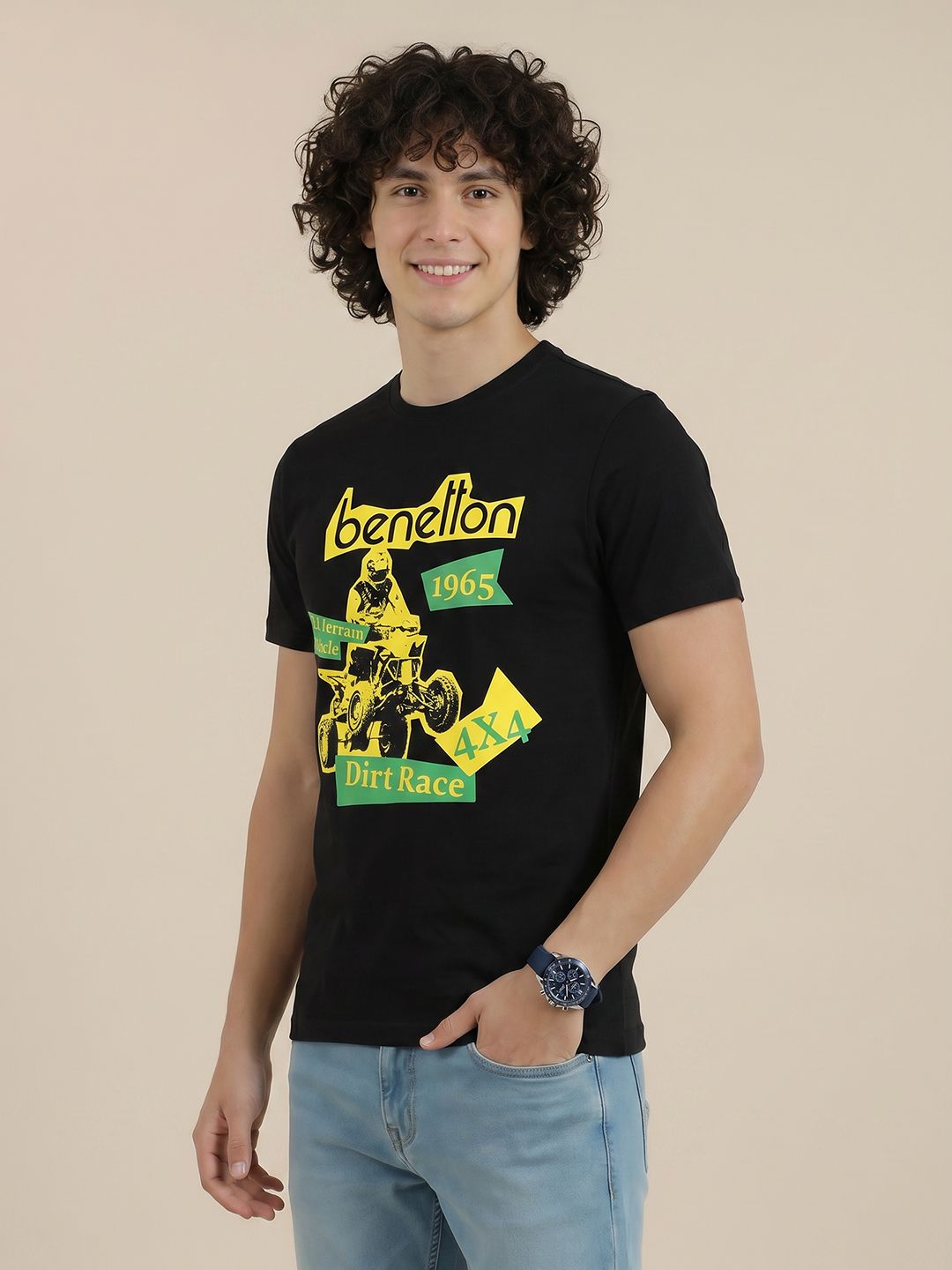 United Colors of Benetton Brand Logo Printed T-shirt-picture-52
