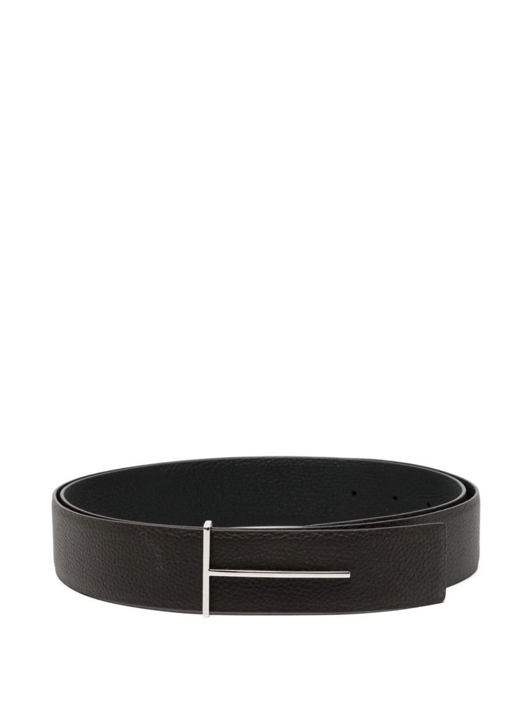 Tom Ford Dark Brown Leather Belt-image-31