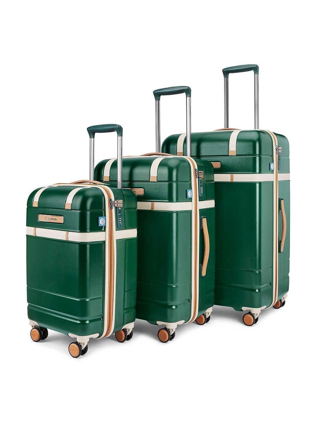 uppercase Chester Set Of 3 Hard-Sided Trolley Bag-image-40