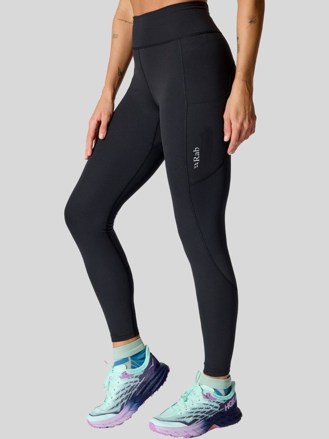Rab Women Black Talus Running Tights image