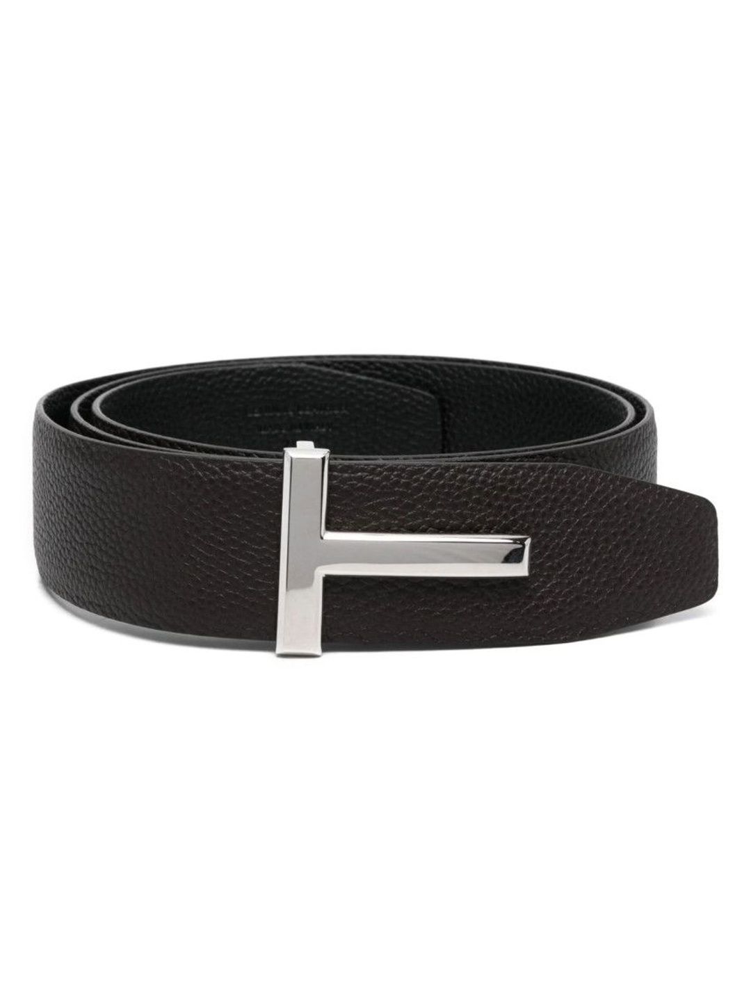 Tom Ford Dark Brown Leather Belt-image-29