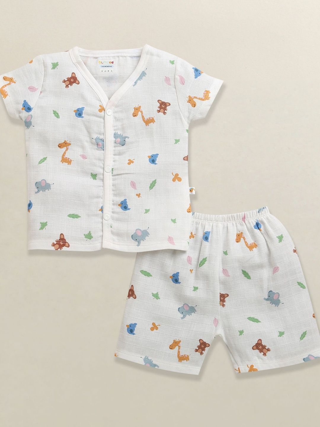 BUMZEE Boys Printed T-shirt with Shorts-image-33