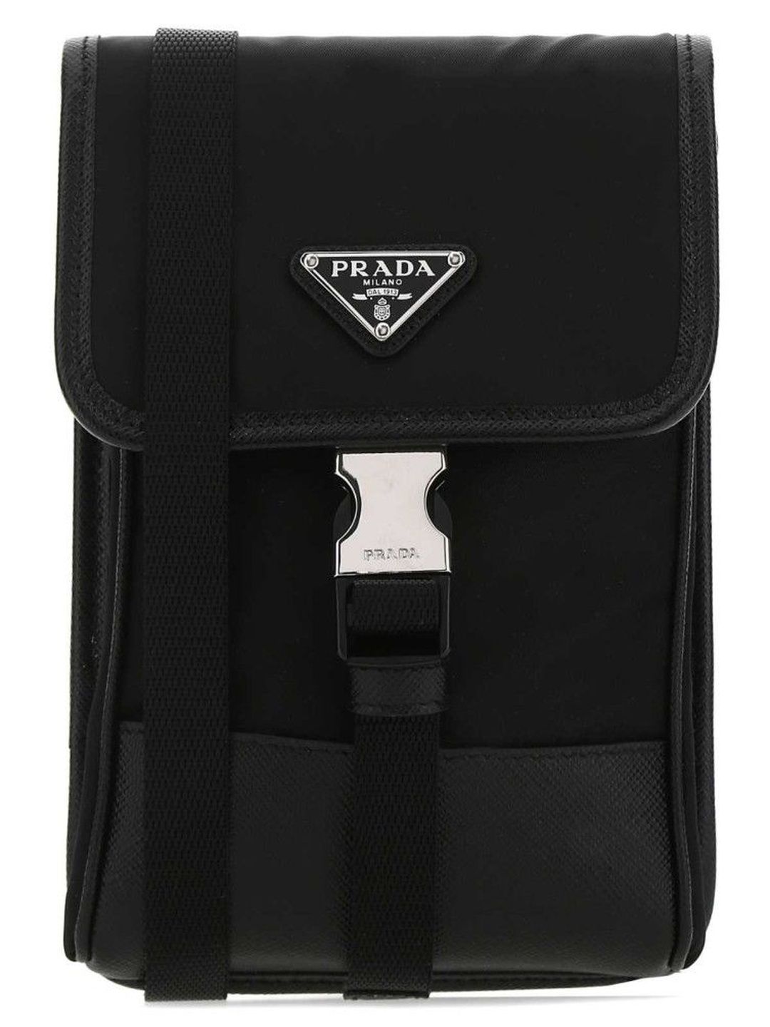 Prada Black Logo-Plaque Crossbody Bag-picture-44