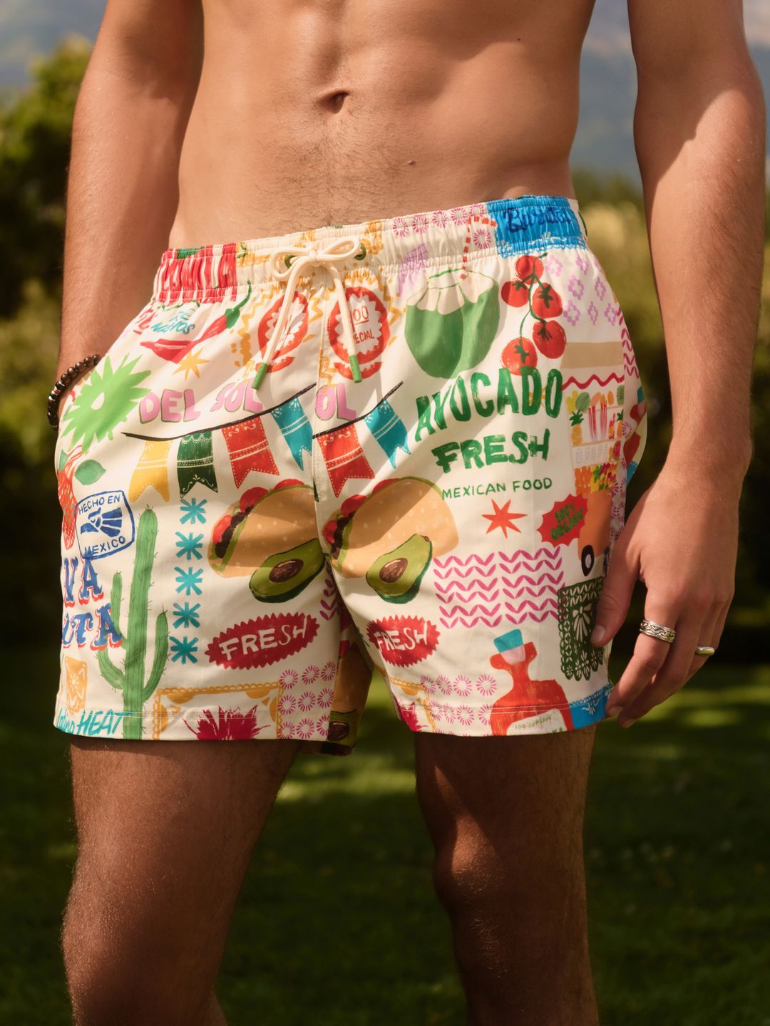 NEXT Men Printed Swim Shorts-image-30