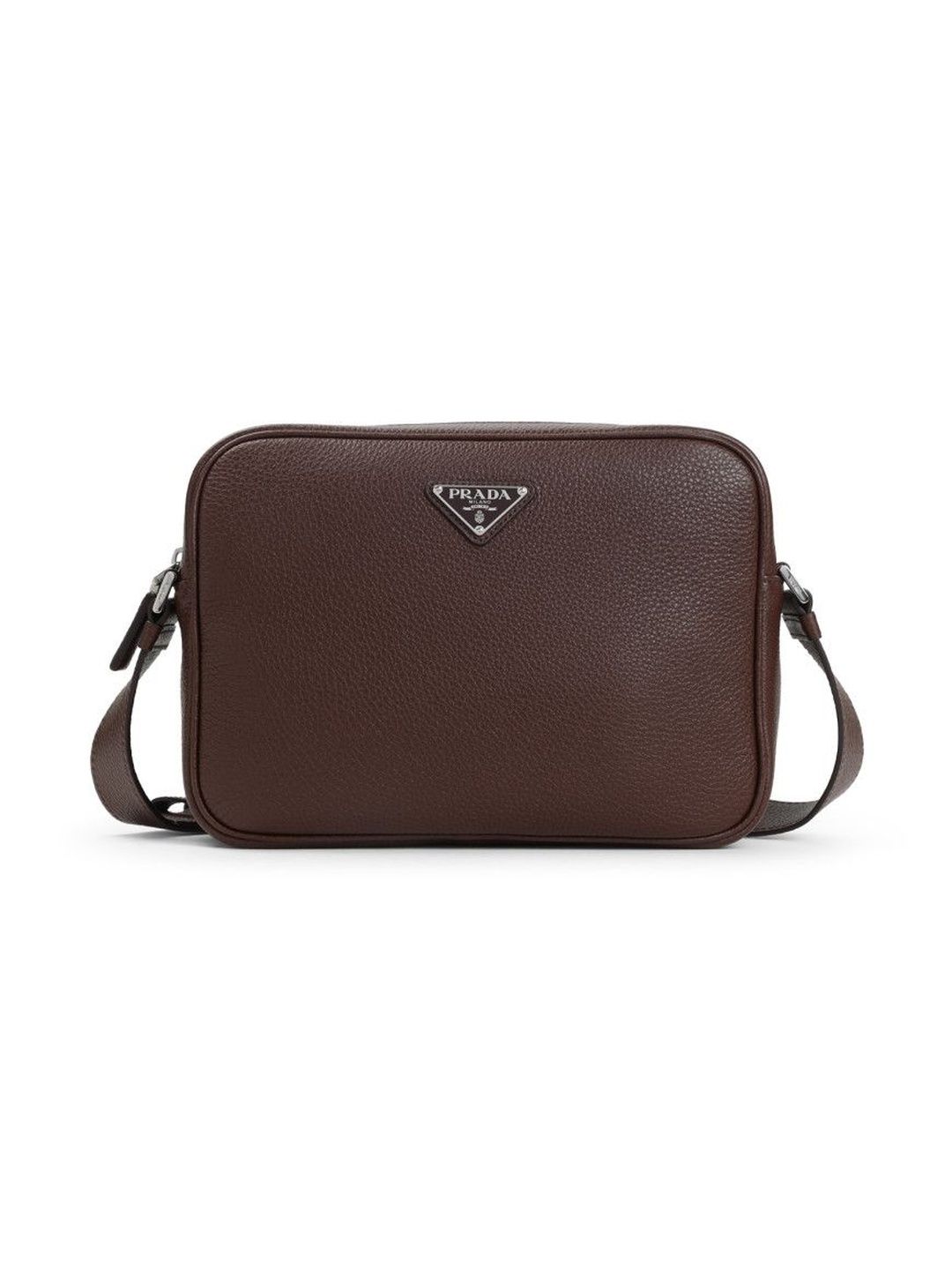 Prada Brown Logo Crossbody Bag-image-34