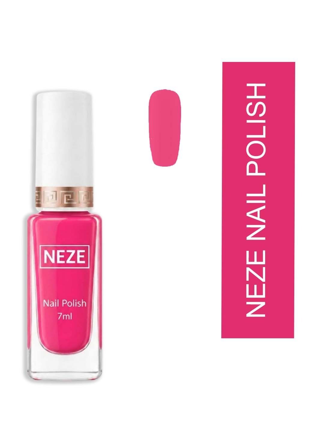 Neze Long Lasting Nail Polish - 7 ml - Hot Pink 464-picture-19