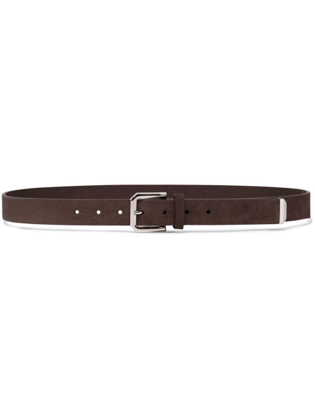 Brunello Cucinelli Dark Brown Leather Belt-image-30
