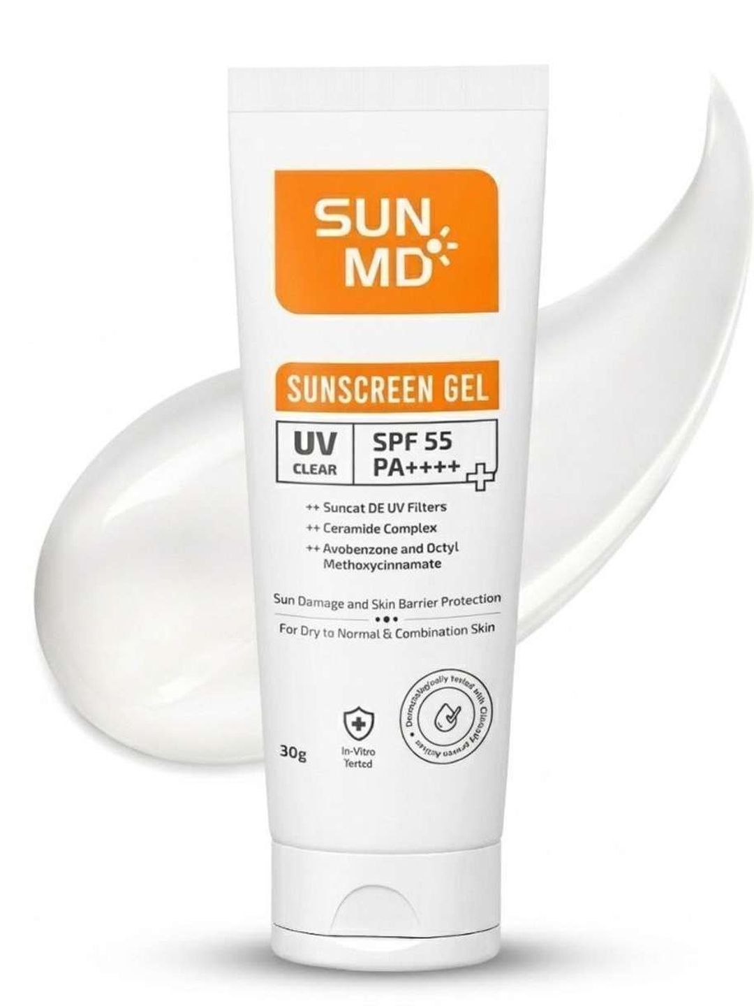 sunMD Sunscreen With SPF 55 PA++++ UV Protection - 30 g-image-12