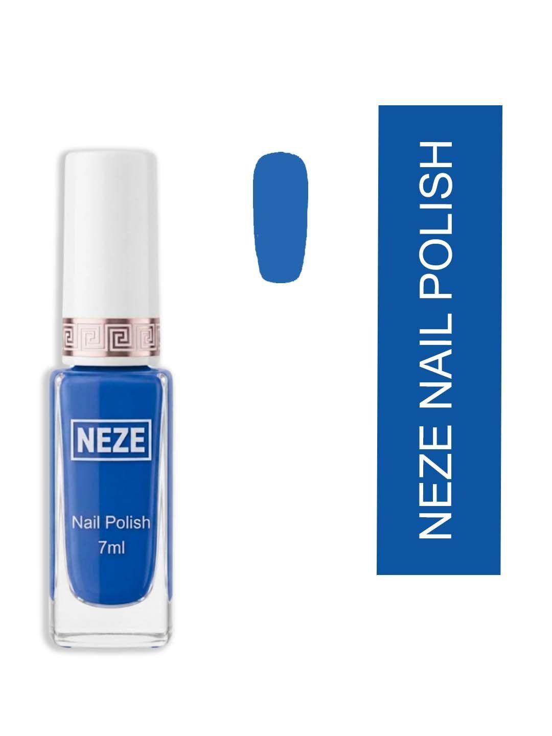 Neze Long Lasting Nail Polish - 7 ml - Teal Blue 276-picture-12
