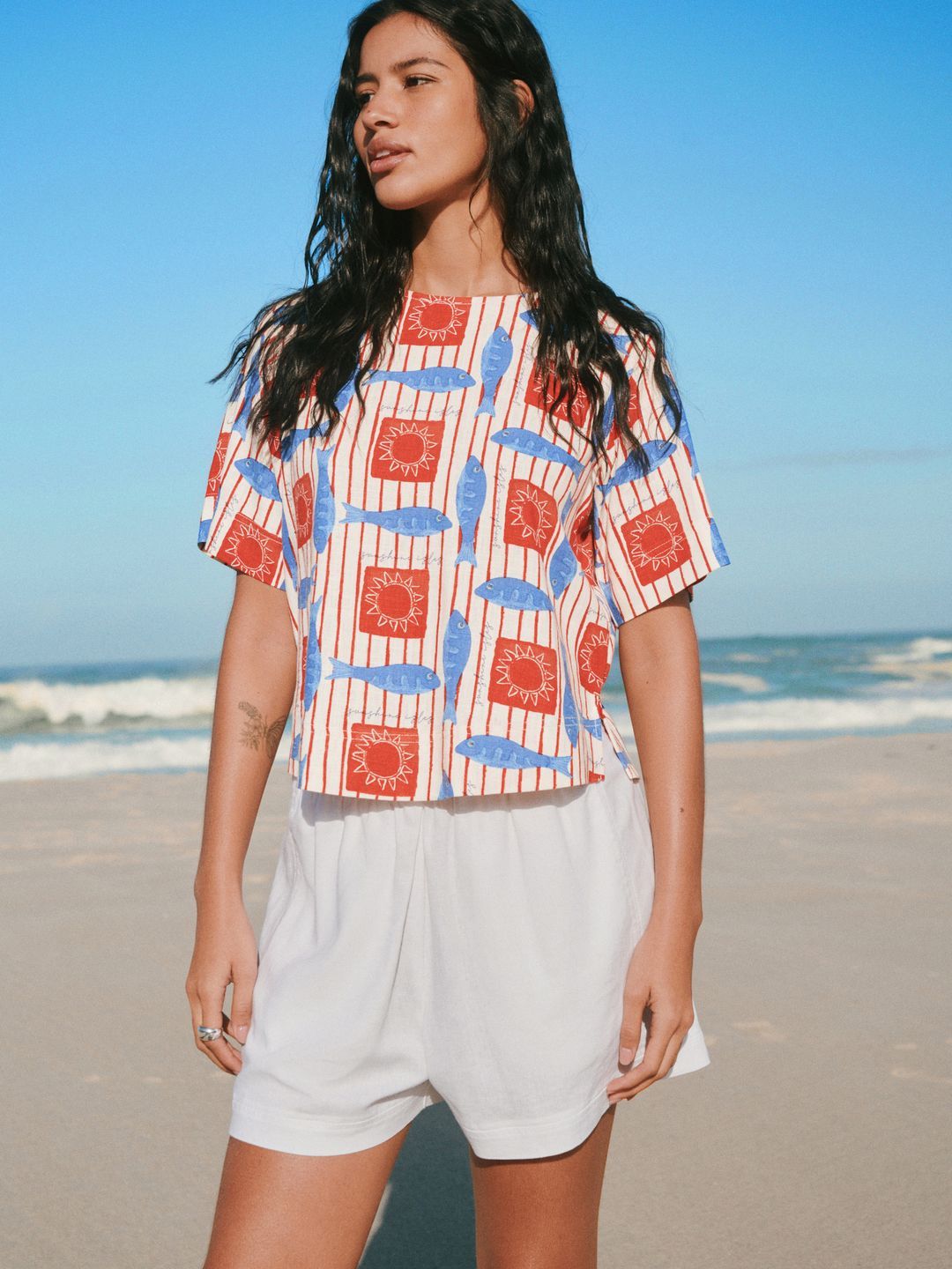 NEXT Print Liva Boxy Top-picture-18