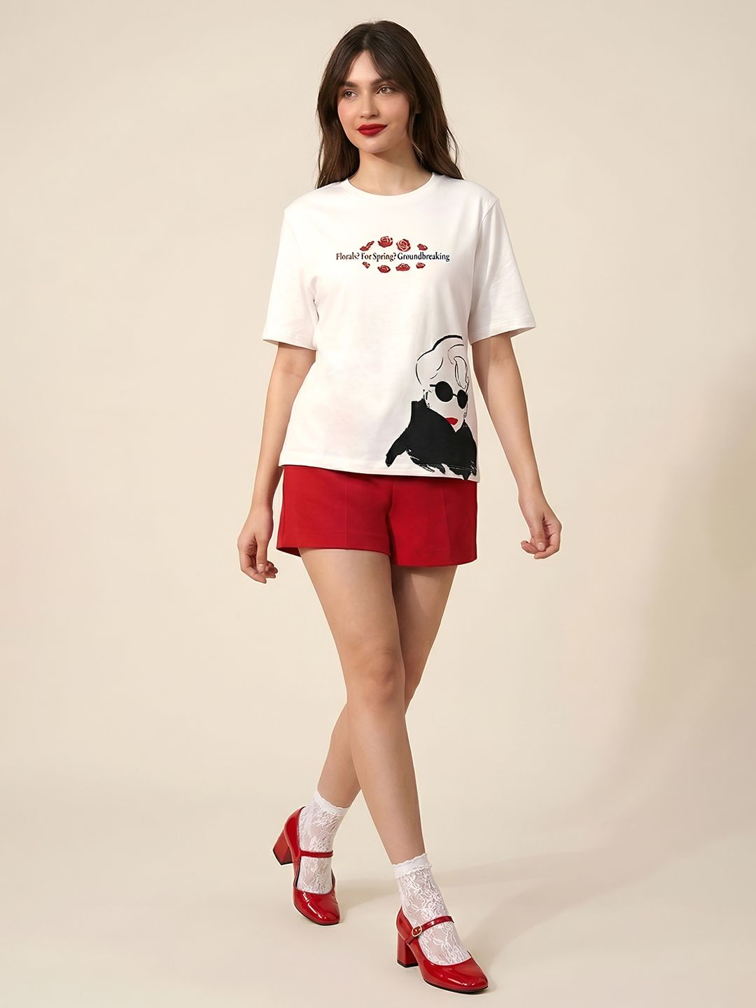 Zivame Women Devil Wears Prada Knit Cotton Loungewear Short Set-picture-48