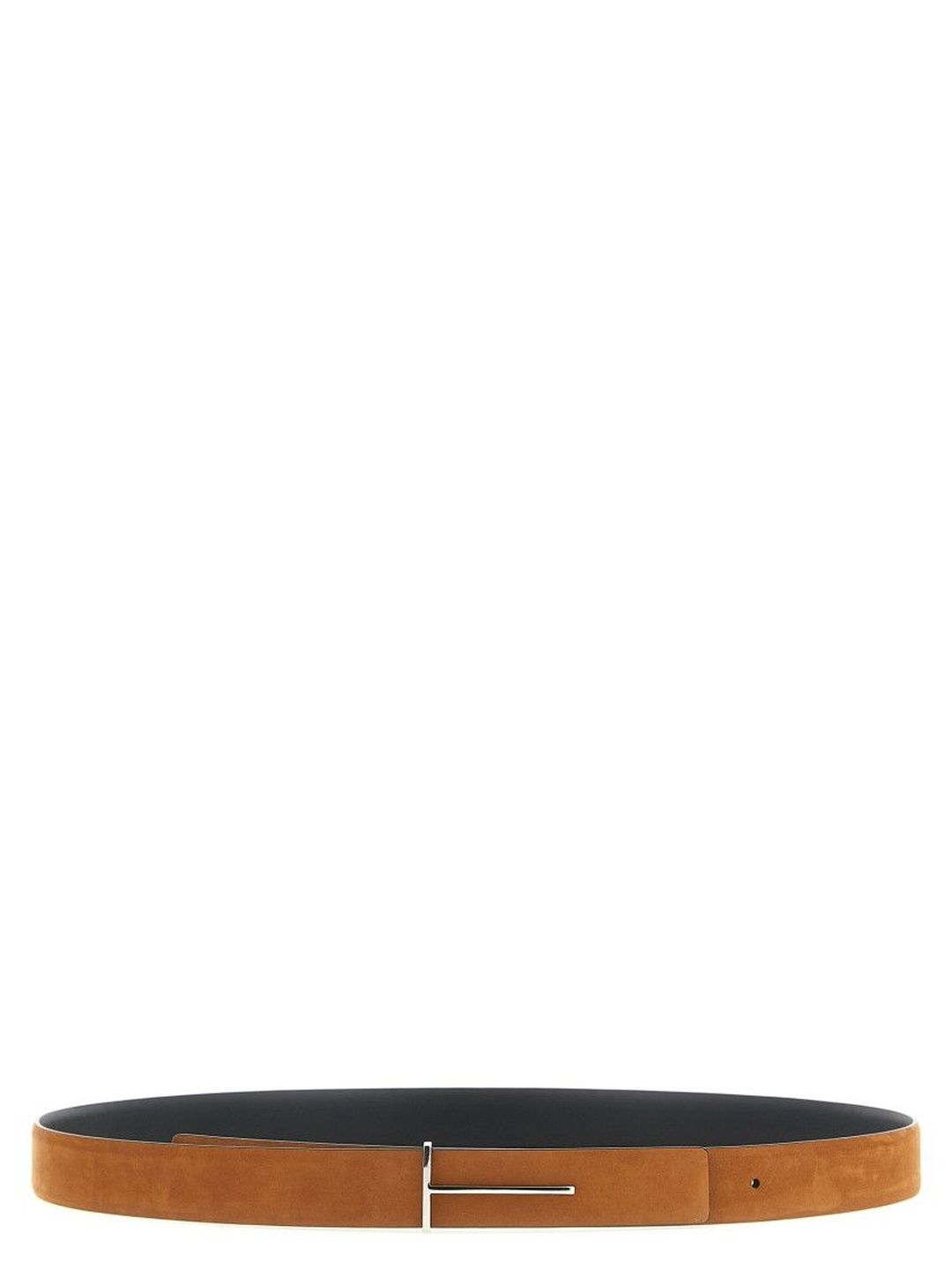 Tom Ford Light Brown Slim T Reversible Belt-image-44
