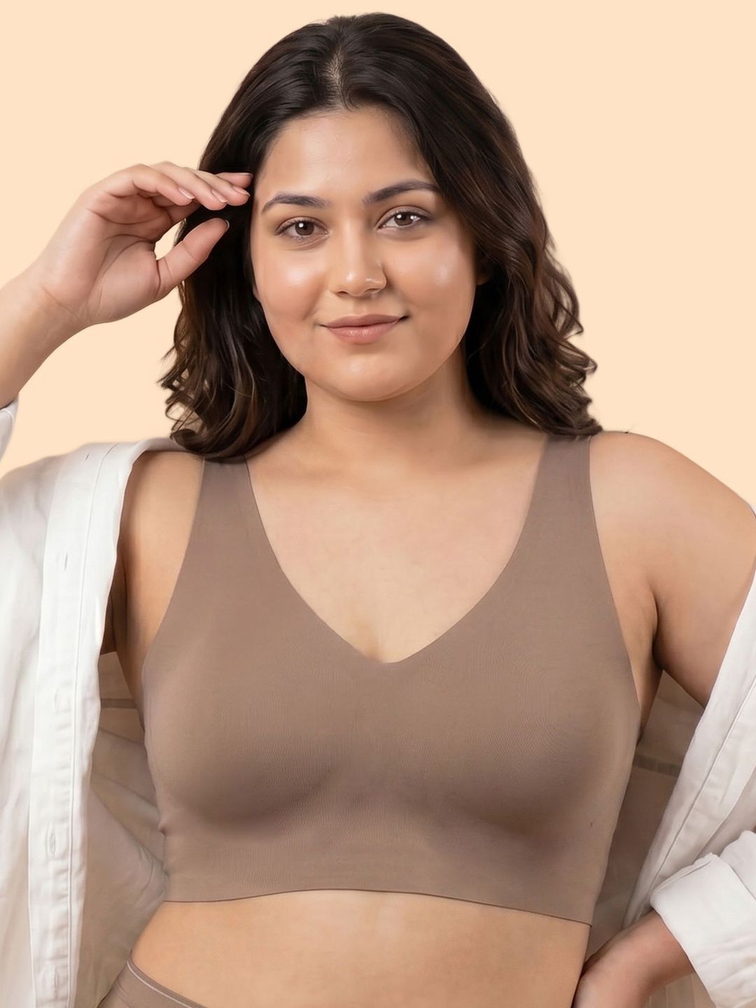 Tweens Cotton Padded Full Coverage Plus-Size Bonded Bra-picture-22