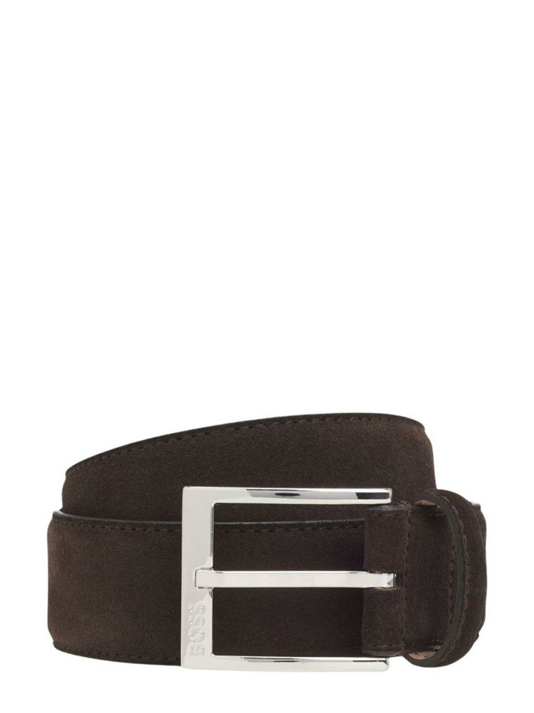 Hugo Boss Dark Brown Textured Belt-picture-48