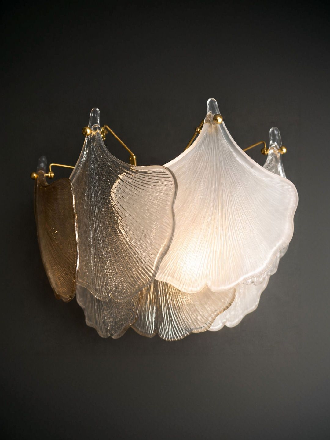 Stello White & White Textured Metal Contemporary Abstract Shaped Shaped Wall Lamp-picture-43