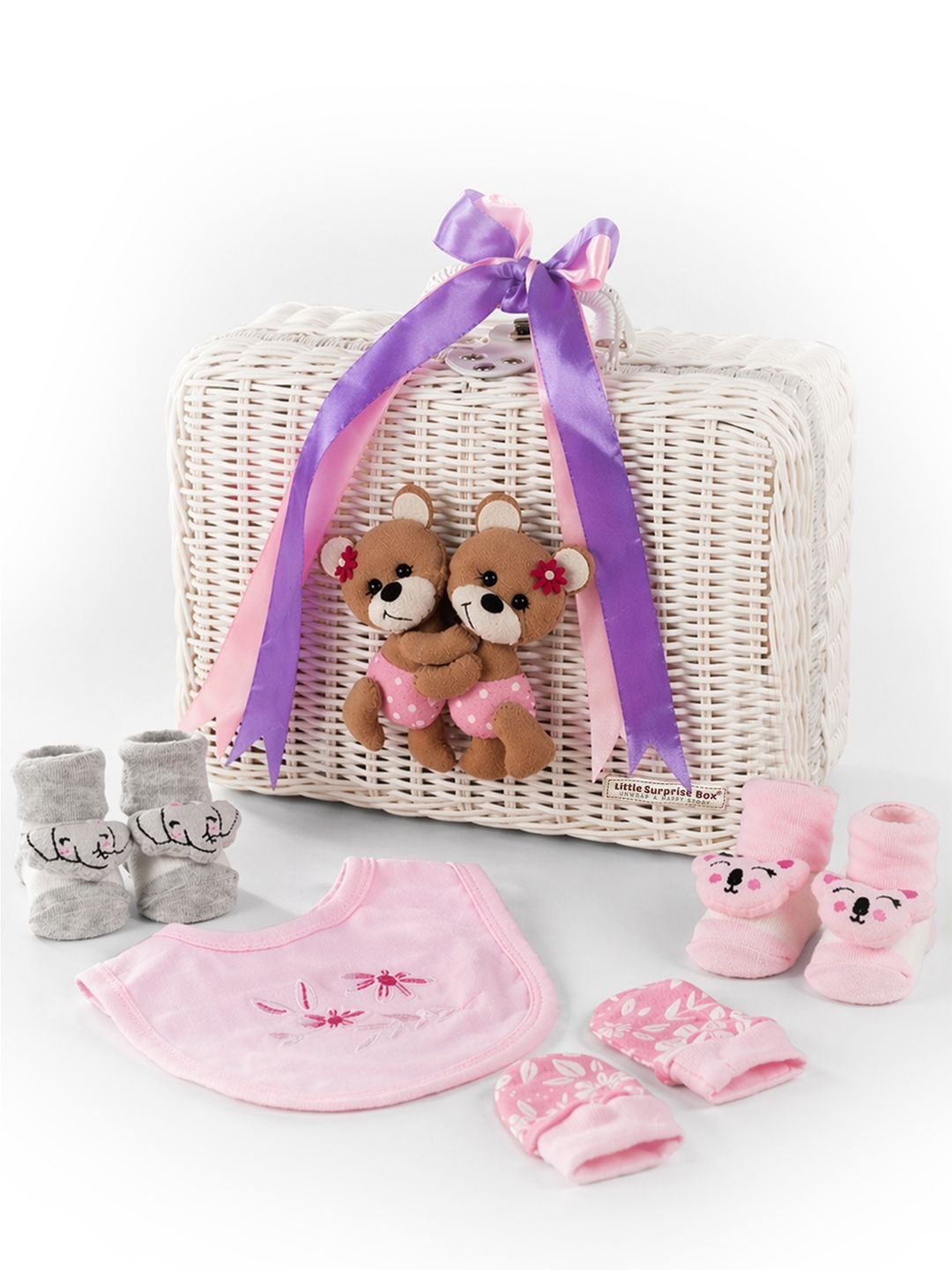 Little Surprise Box Infants 25-Pcs Printed Pure Cotton Baby Apparel Gift Set-picture-19