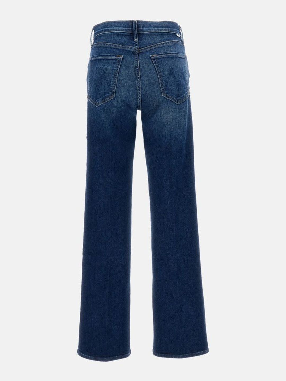 Mother Denim Blue Straight-Leg Jeans-picture-39