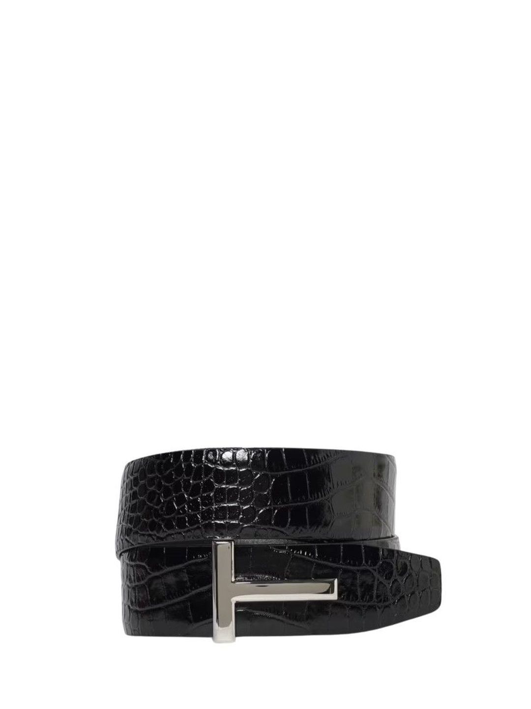 Tom Ford Black Logo Buckle Belt-picture-37