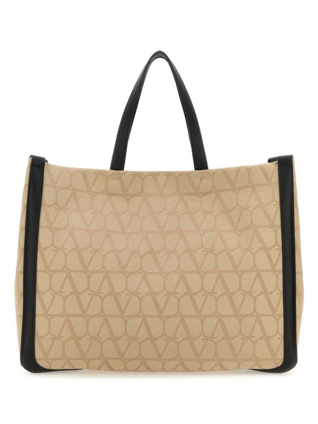 valentino garavani Beige VLogo-print tote bag-picture-16