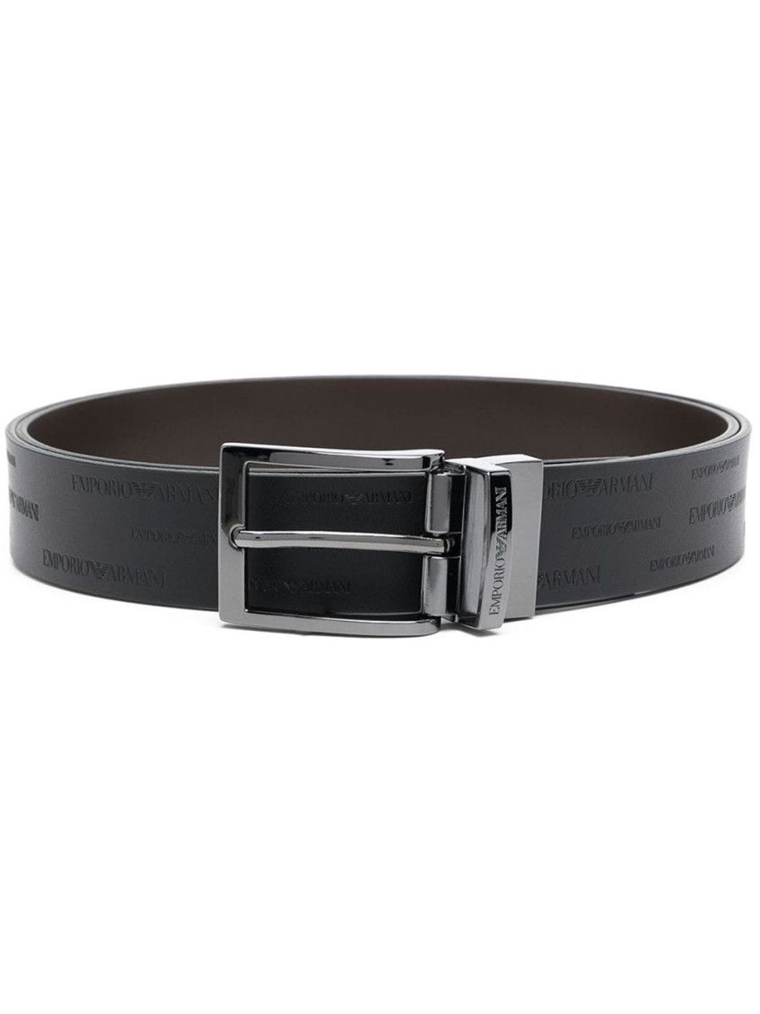 Emporio Armani Black Logo Buckle Belt-picture-42