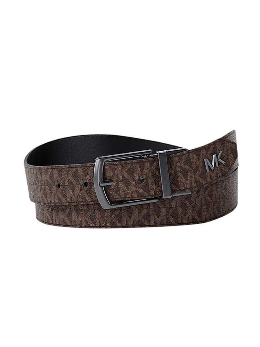 Michael Kors Michael Kors Brown Logo Cut To Size Reversible Belt-image-40