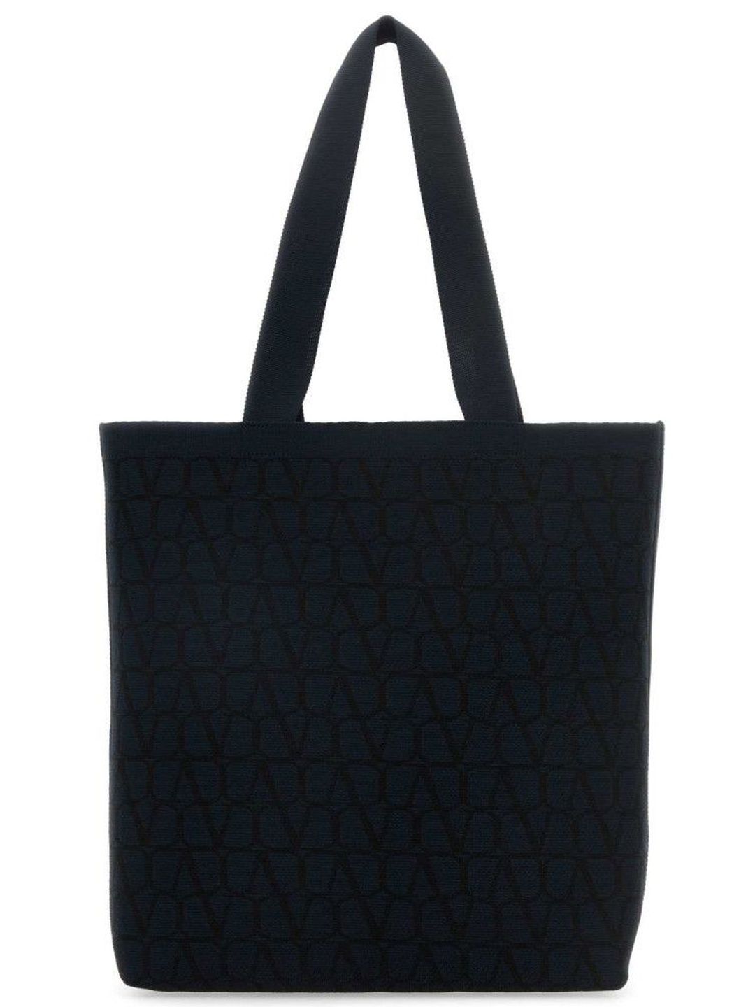 valentino garavani Navy blue Toile Iconographe Tote Bag-picture-19
