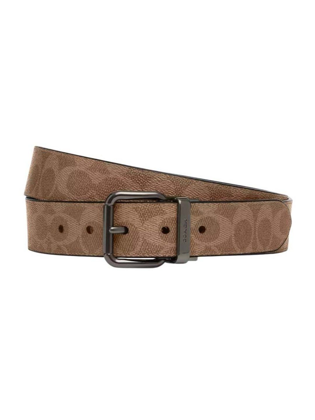 Coach Brown Signature Cut To Size Reversible Belt-image-32