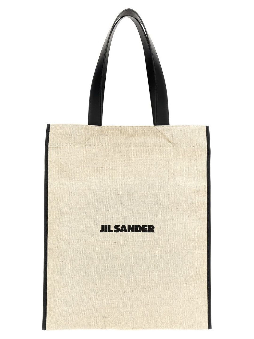 Jil Sander White Medium Flat Tote Bag-image-34