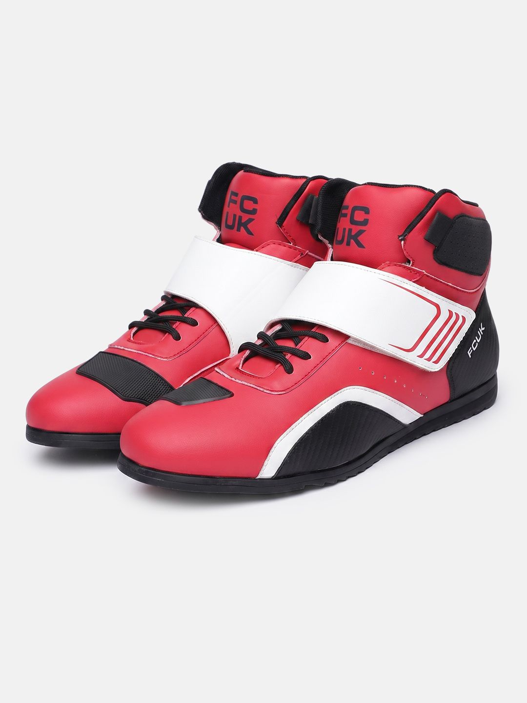 FCUK Men Colourblocked Mid-Top Casual Sneakers-picture-15